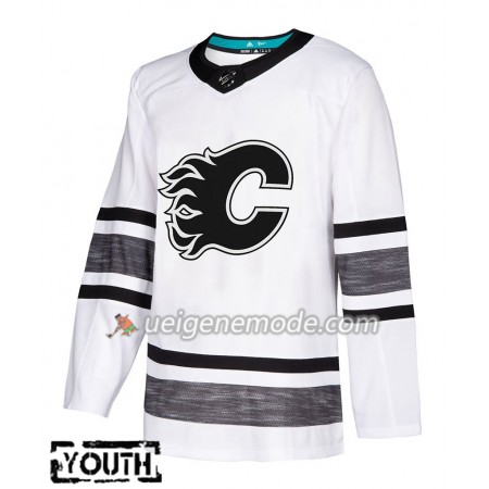 Kinder Eishockey Calgary Flames Trikot Blank 2019 All-Star Adidas Weiß Authentic